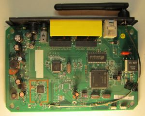 Netgear DGN1000's board